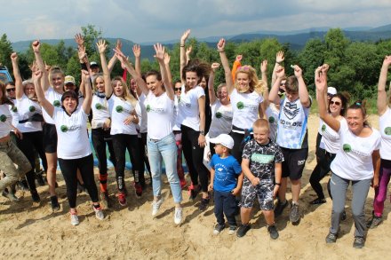 Pamiątkowe zdjęcie na torze